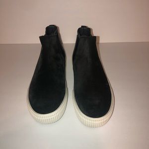 Vince Kelowna Suede High Top Sneakers- Pewter/7